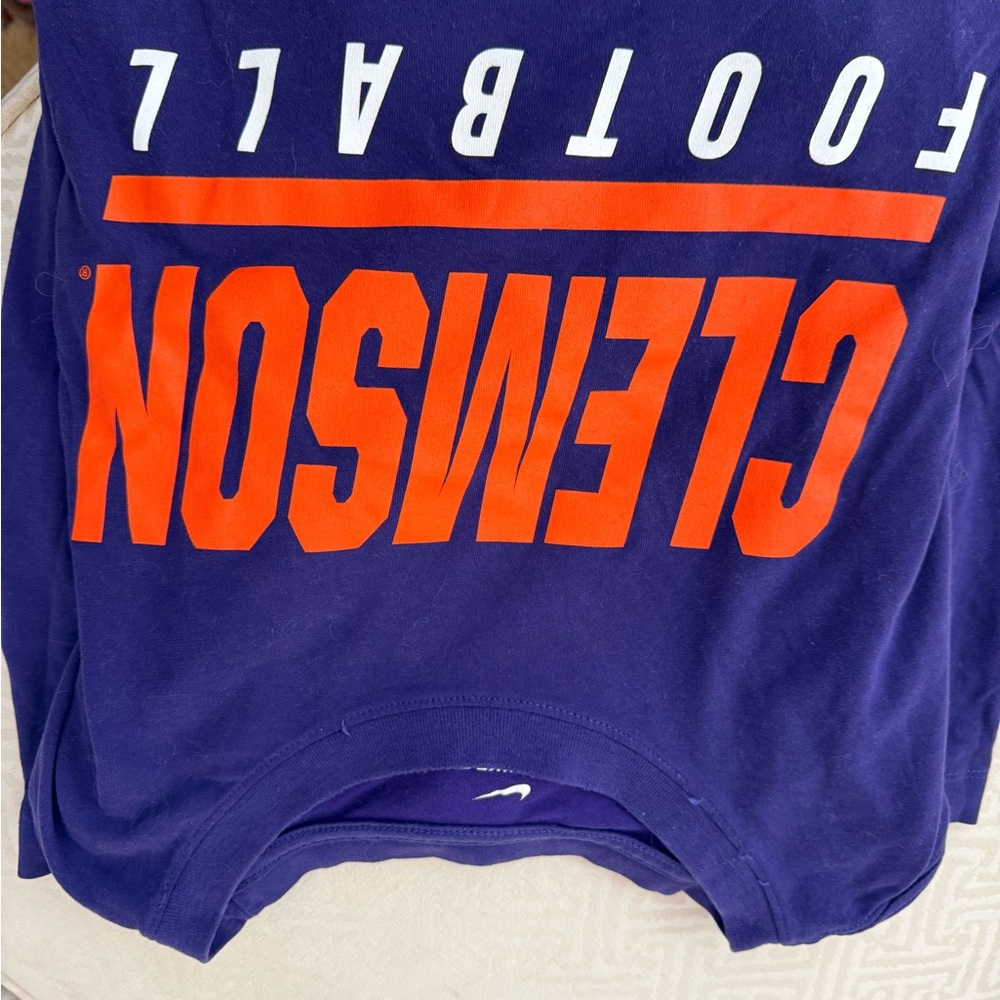 Nike Purple and Orange Dri-Fit Tee